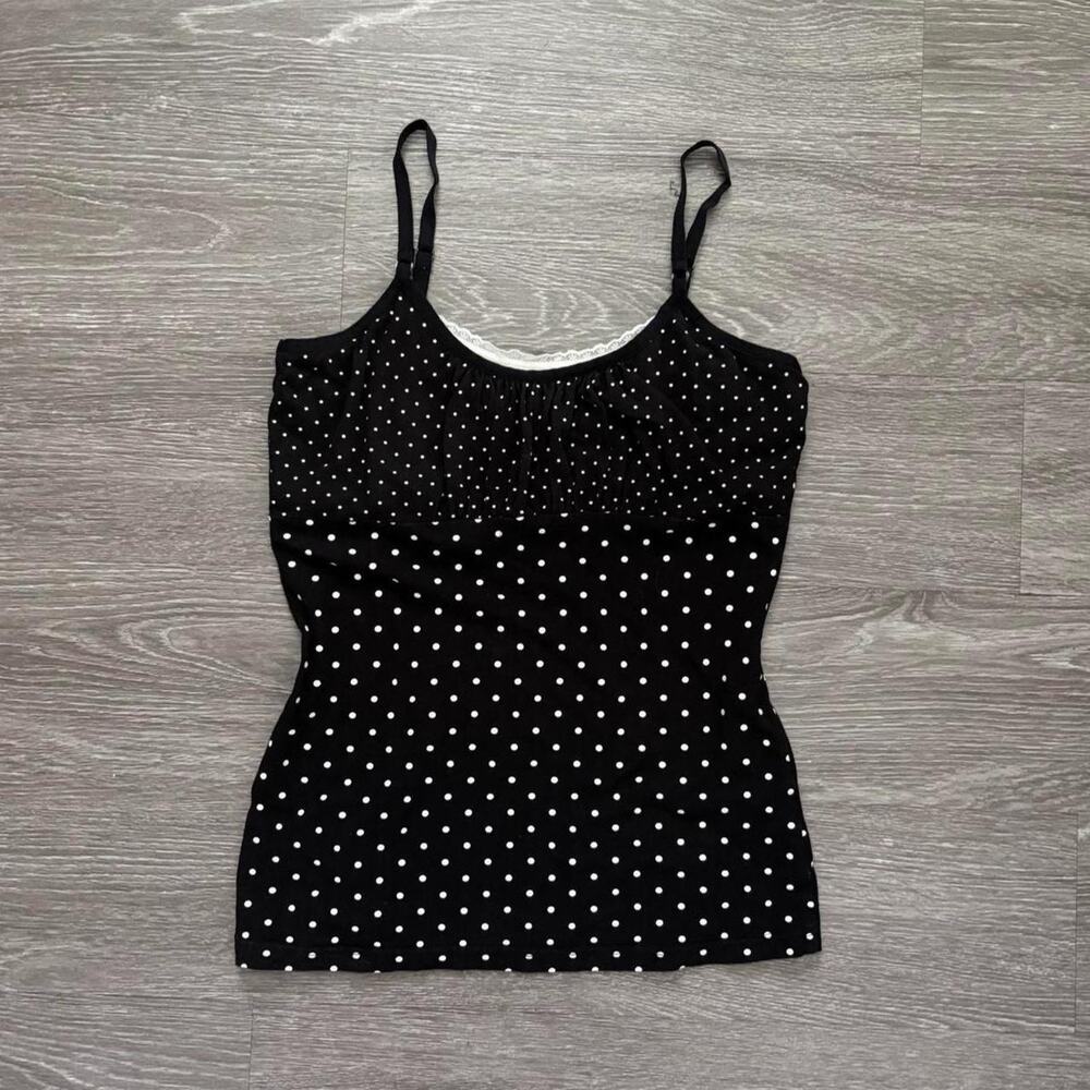 Early 2000s energie polka dot tank